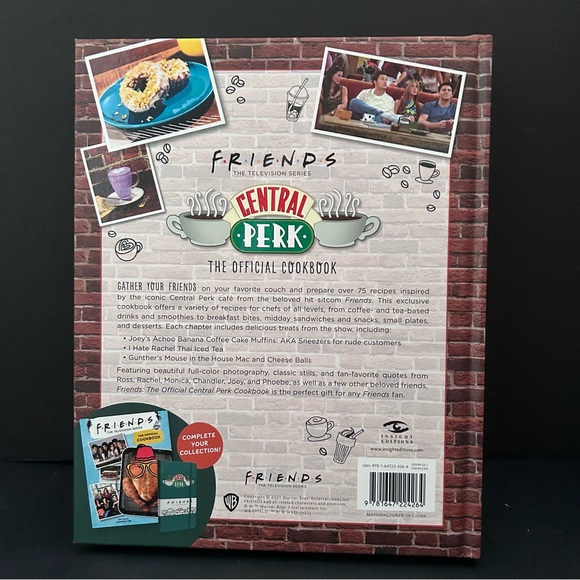 FRIENDS THE TELEVISION SERIES CENTRAL PERK official cookbook HARDCOVER - Picture 8 of 8